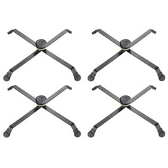 Gravity Stands LS FLOORX B Foldable Floor Stand for Spots 4-Pack