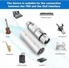 Xlr Adapter 4 Pack 2pair 2 Xlr Male To Male Connector & 2 Xlr Female To Female