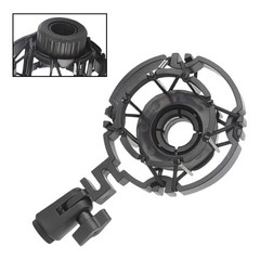 NEW Microphone Shock Mount Stand Clip For AKG H-85 C3000 C414 C4000 C2000 Black