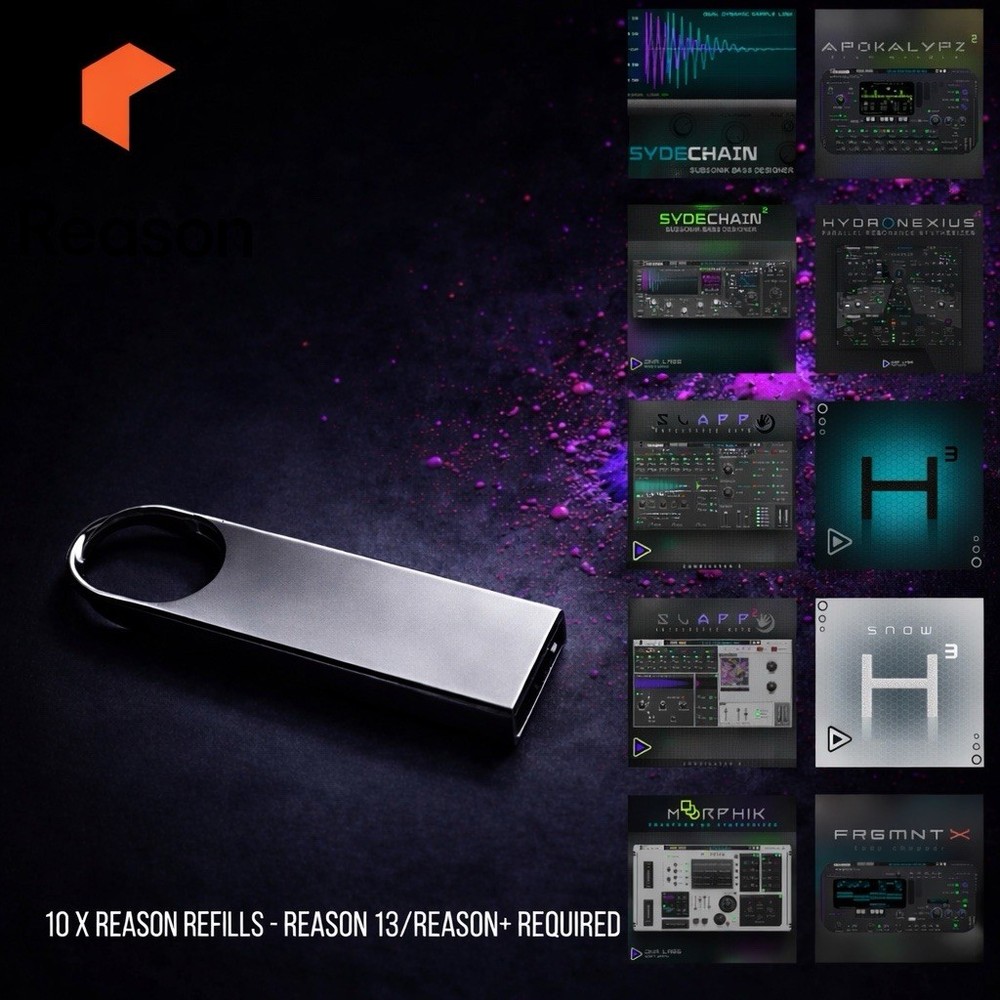 Reason Studios ReFills DNA Labs Trap 1 Producer Bundle USB 5.2GB – Vault 1