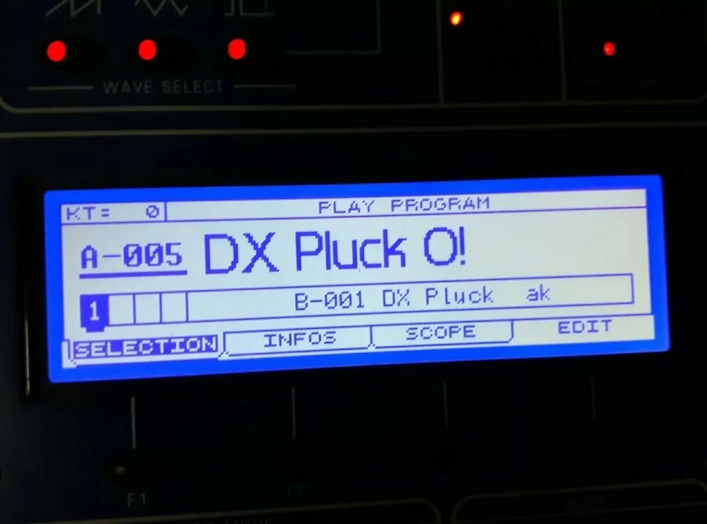 Oberheim OB-12 Custom (Negative) LED Display !