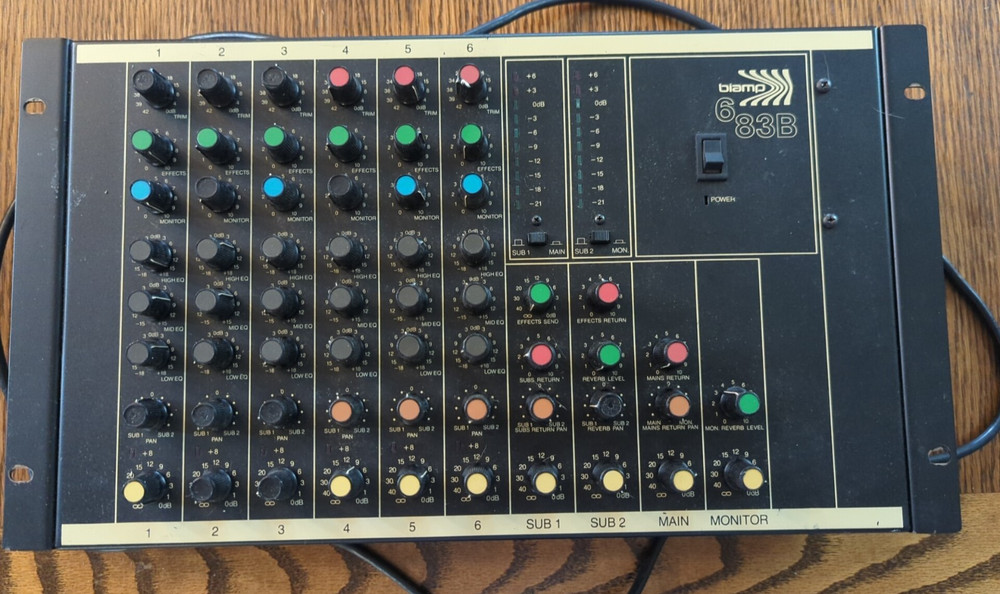 Biamp 683B Mixer Vintage Selling As-Is 330481 Hard to Find
