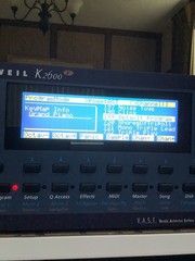 Kurzweil K-2600RS Vintage legendary sampler/synthesizer/workstation with Zulu