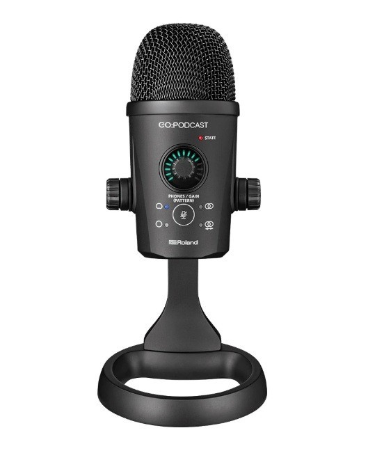 Roland GO:Podcast Video Podcasting Studio Microphone for Smartphones New