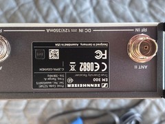 Sennheiser EM300 G3 4 Channel Receiver Rack and ASA1 Chan A 516-558MHz