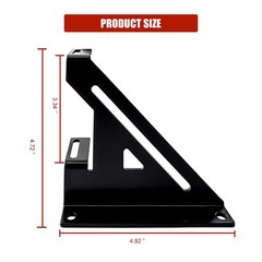 Steel 2 Amp Amplifier Rack Coated by Black Powder Used for Car Audio