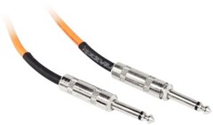 Rockville RCGT1.5O 1.5′ 1/4“ TS to 1/4“ TS Instrument Guitar Cable in Orange