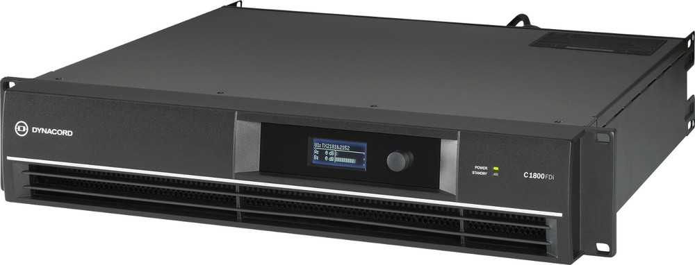 Dynacord C1800FDI-US DSP Power Amplifier with FIR Drive Phoenix Connectors