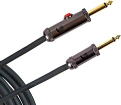 Planet Waves Circuit Breaker Instrument Cable Latching Straight Plug 15 ft. Blk