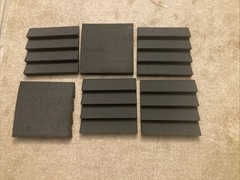 Auralex Studiofoam DST-114 Acoustic Panel 6 Pack – Charcoal Gray New
