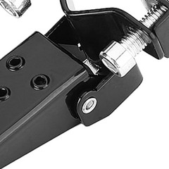 A Pair Metal Foldable Foot Pedal, Universal Frame Clamp on Type Folding Foot