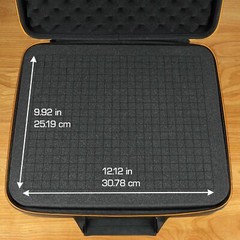 USA GEAR Hard Shell Mixer Case Compatible with Pyle Mixer, Microphones, and More
