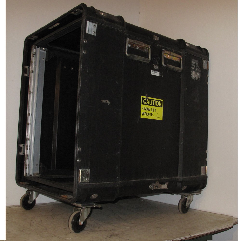 Rackmount 14U 19×24 Wheeled ECS Composite Shockmount Electronics Equip Case TSC
