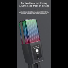 High Sensitivity Professional Dynamic Microphone for Streaming Computer