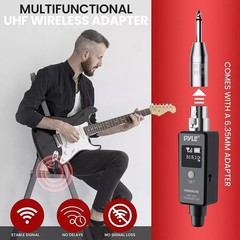 Pyle Multifunctional UHF Wireless Adapter for Signal Transmission & Reception