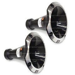 2 x JBL HL 11-25 TRIO 1″ Black Aluminum Metal Horn w/ Stainless Tip 45×45 Degree