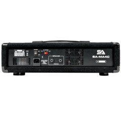 4 Channel 200 Watt Powered PA Head Mixer with Bluetooth Remote and Effects FX