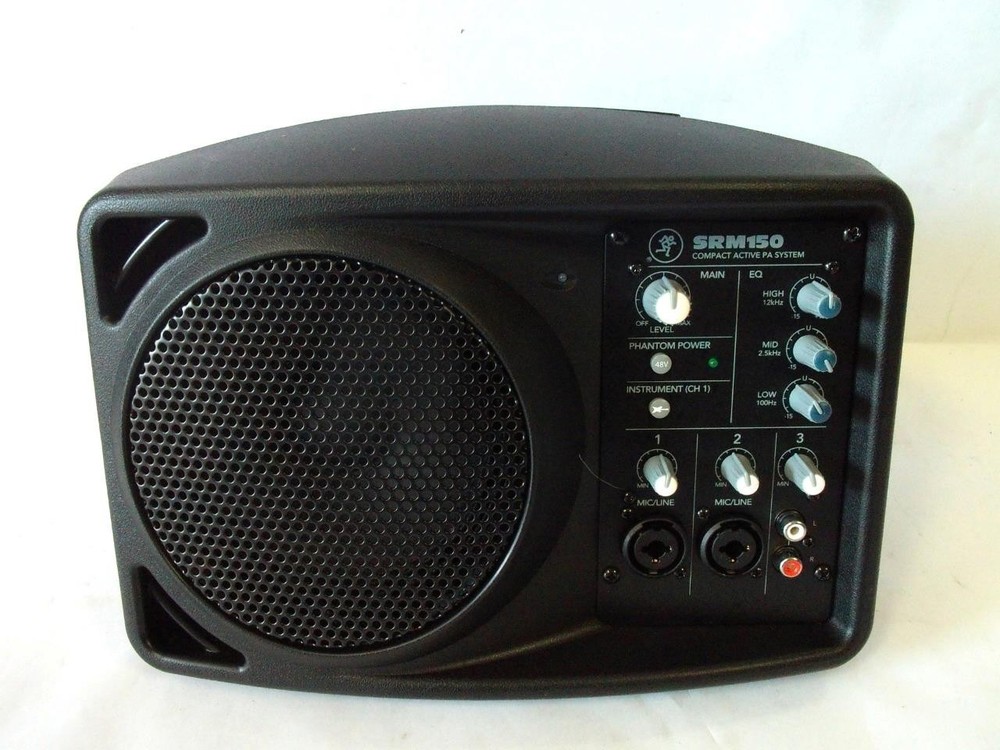 Mackie SRM150 Compact Active PA System Speaker TESTED WORKING