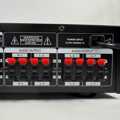Donner MAMP6 Bluetooth HiFi 6 Channel Power Amplifier Receiver 1000W Audio Amp