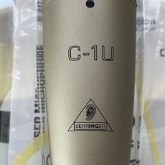 Behringer C-1U USB Studio Condenser Microphone W/ Manual IBM PC Computer Sing