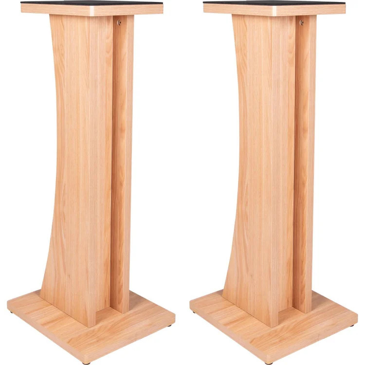 Gator Frameworks Elite Studio Monitor Stand Pair – Natural Maple Matte