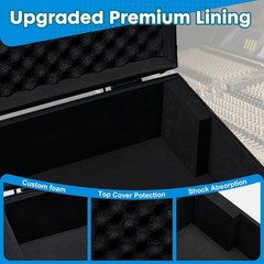 Mixer Case for Yamaha MG16XU/ MG20XU | Protective Hard Shell Carrying Storage Gi