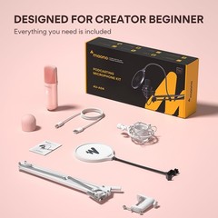 USB Microphone, 192kHz/24bit Plug & Play PC Computer Podcast Condenser Cardioid