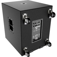 Harbinger VRS18 18″ Powered Subwoofer With DSP, Casters and Slip Cover