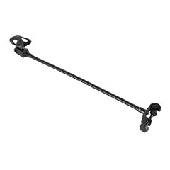 Black Microphone Stand Adjustable Microphone Holder w/ Desk Clamp for recording