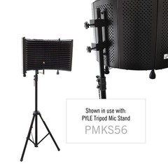 Pyle PSMRS11 Studio Microphone Isolation Shield with Sound Dampening Foam