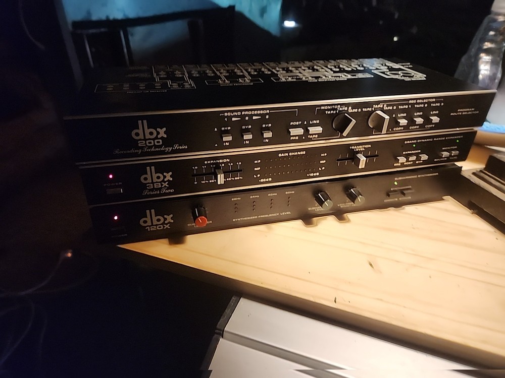 dbx Lot – Model 120x, 3bx Series Two, Model 200 All Tested Working