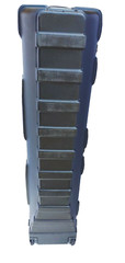 SKB Storage Transport Instrument Case 51x12x12 Black with Wheels with Key