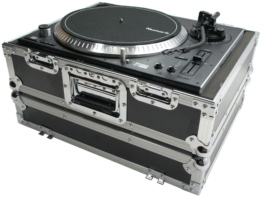 Harmony HC1200E Flight Foam Lined DJ Turntable Custom Case fits Reloop RP-8000