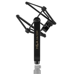 H&A Microphone Suspension Shockmount (Black Matte) for Electro-Voice RE20 / RE27
