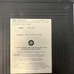 E-MU Systems ProFormance 1 16-Bit Sound Module MIDI In/Out/Thru