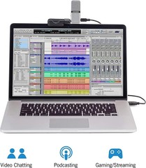 Samson GOMIC Go Mic Portable USB Condenser Microphone Kit Broadcast/Streaming
