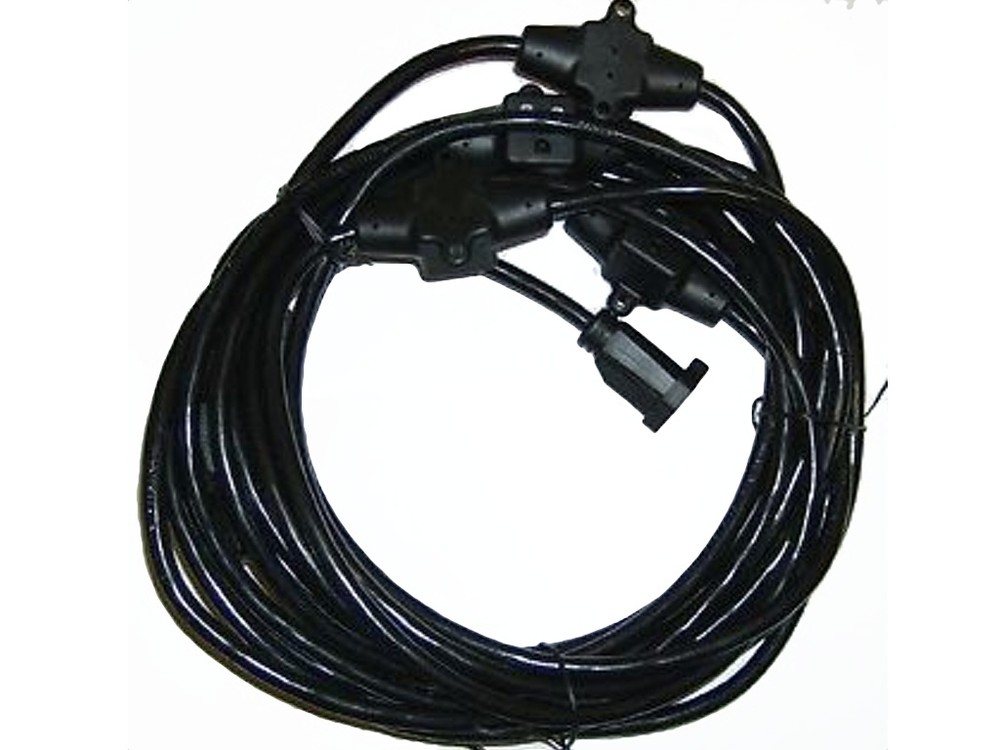 6pk Multi Outlet Power Cable 16-3 Extension Cord 30ft