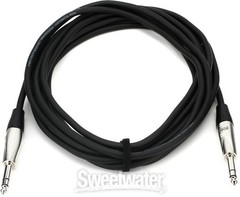 Hosa HSS-015 Pro Balanced Interconnect, REAN 1/4 in TRS to Same, 15 ft