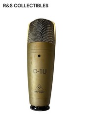 Behringer C-1U Studio Condenser USB Microphone ( MICROPHONE ONLY ) 6.5” LONG