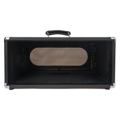Sound Town Vintage 4U Amp Rack Case 12.5″ Depth Dust Cover Black(STVRC-4BK)