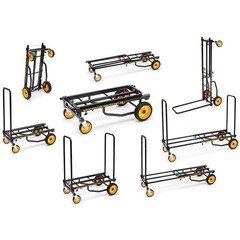 Rock N Roller MultiCart 8in1 Transpter Cart Black FrameYellow Wheels Mid