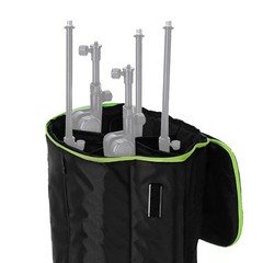Gravity TBG MS 6 B Transport Bag for up to 6 Microphone Stands w Wheels