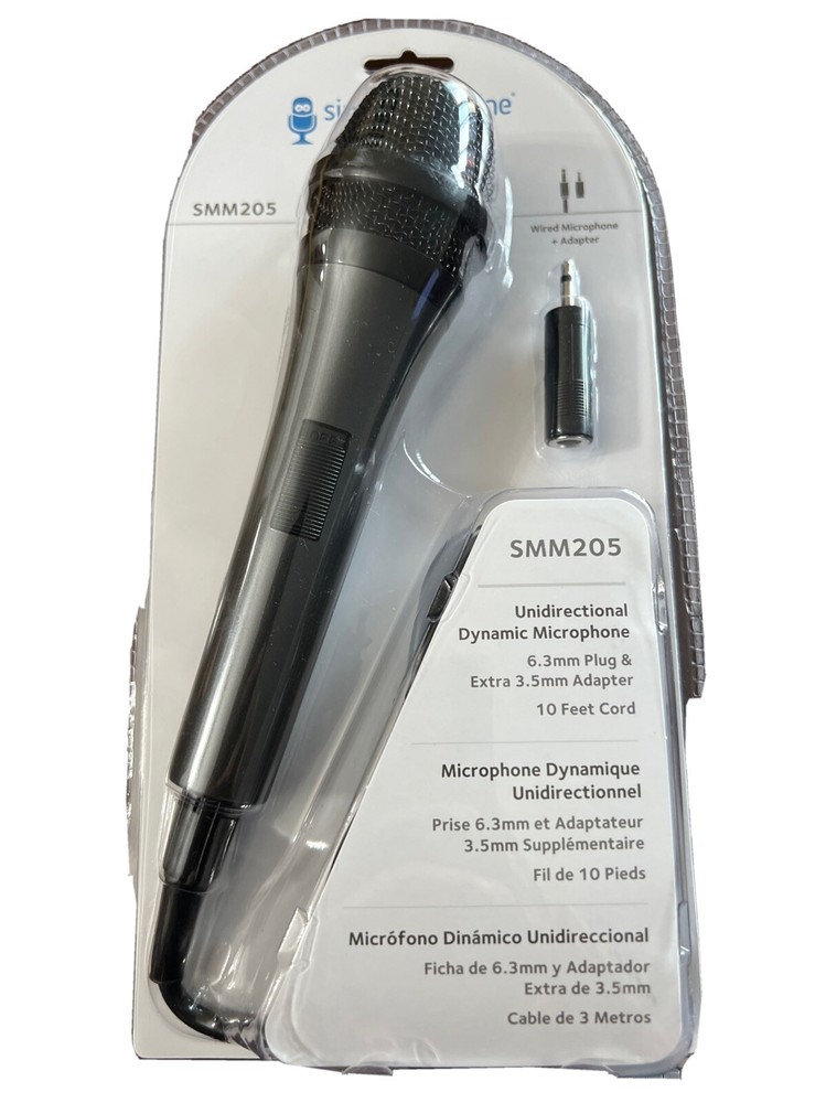 The Singing Machine SMM205 Dynamic Professional Microphone