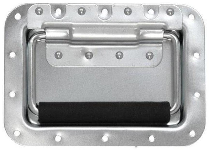 RELIABLE HARDWARE 0520 Large Heavy Duty zinc plated recessed handle 7″ X 5″X 5/8