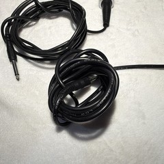 Lot of 2 Wired Handheld/Stand-Held Mics, 1/4 in TS, On/Off, Black/Silver
