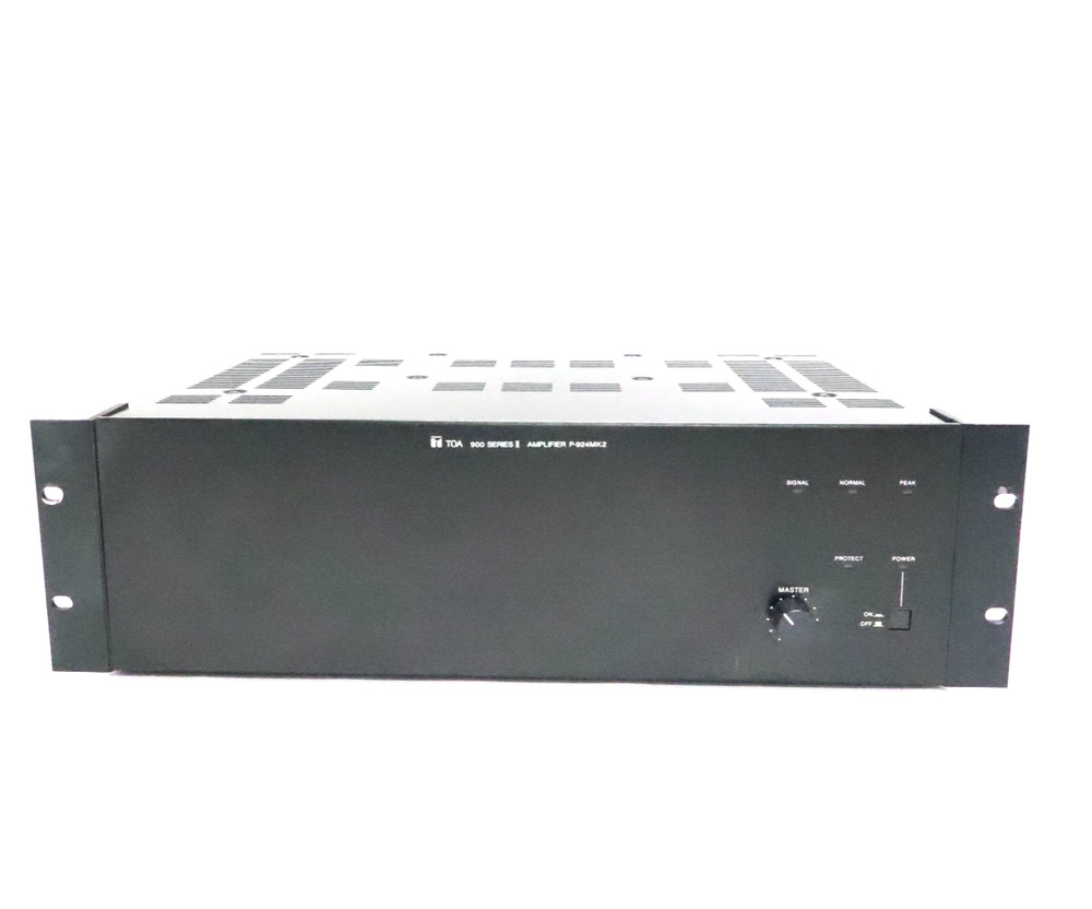TOA P-924MK2 900 Series II 240-Watt Single Channel Modular Power Amplifier Black