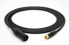 Mogami 3080 SPDIF to AES Digital Black Cable 110 Ohm | Neutrik RCA | XLR Male