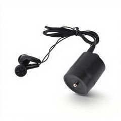 Compact Through Wall Sound Listening Device with Built-in Battery and Data Cable