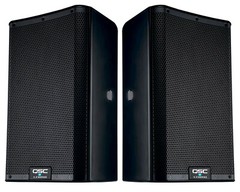 2x QSC K12.2 Active DJ 2000 Watt Amplified 2-Way Portable PA Speaker (MINT)