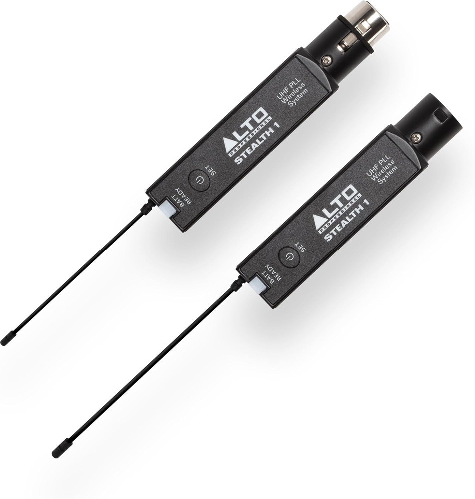 ALTO Stealth 1 Mono UHF XLR Wireless Mic System for Speakers